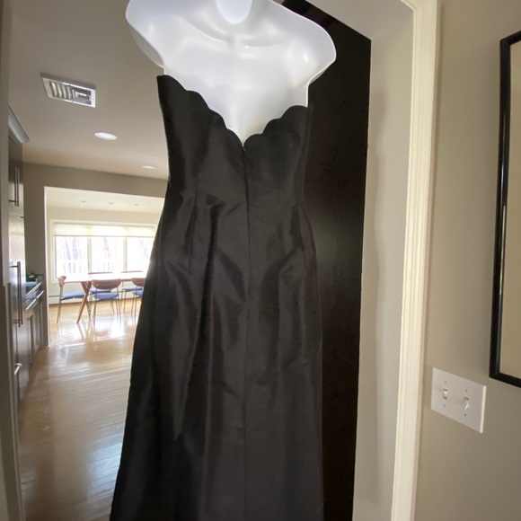 NYC DESIGNER STRAPLESS TAFFETA COCKTAIL DRESS - Picture 2 of 14